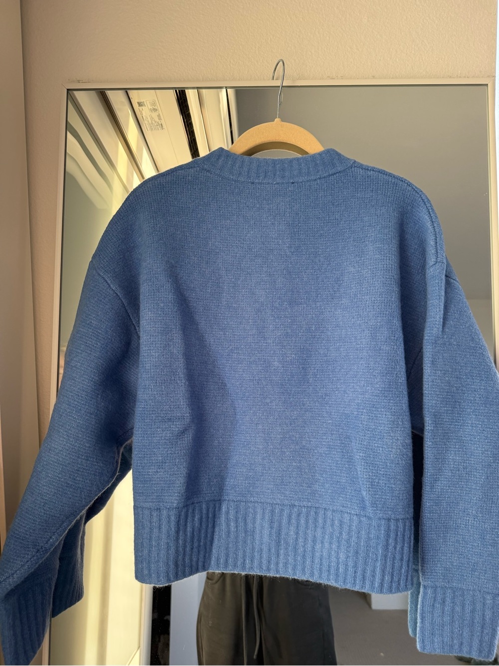 Zara Soft Knit Button Cardigan NWT | Size S | Blue - Picture 6 of 7